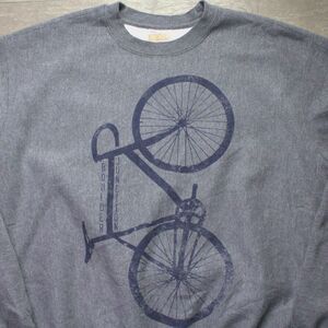 Vintage Boulder Junction Bicycle Sweatshirt XL Pro Weave MV Sport